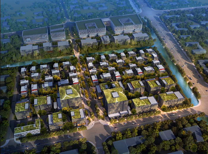 【開(kāi)發(fā)商直售】寶山顧村 104地塊 機(jī)器人產(chǎn)業(yè)園區(qū)   獨(dú)棟廠房辦公樓出售  730-110（企業(yè)獨(dú)棟）3200-4300（研發(fā)樓）