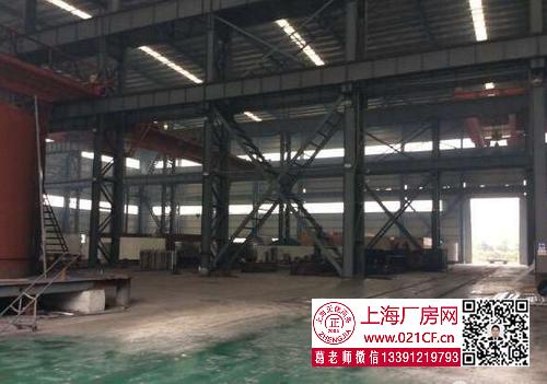 G1720 浦東 萬(wàn)祥臨港4800平 重工業(yè)廠房出租 層高24米 行車20-100噸  
