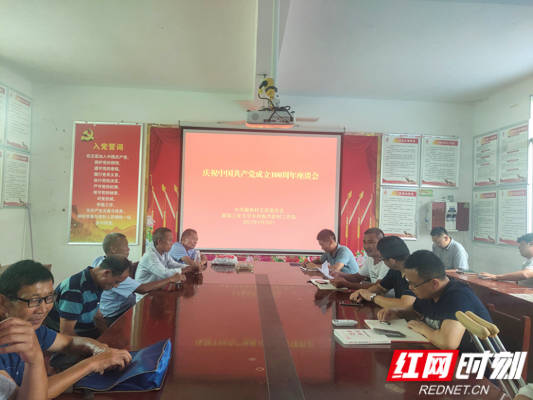 湖南工業(yè)大學(xué)鄉(xiāng)村振興工作隊(duì)開(kāi)展“慶祝中國(guó)成立100周年”主題黨日活動(dòng)