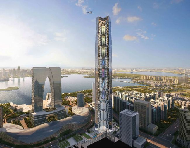 開創(chuàng)民企建造超高層建筑先河 中南集團(tuán)打造“蘇州頭部高樓”蘇州中南中心